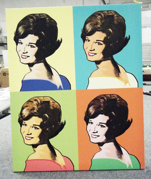 Personalized Pop Art Photo | Warhol style 4 panels 
