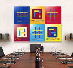 Custom-Boardroom-Corporate-Artwork-Warhol style 6 panels