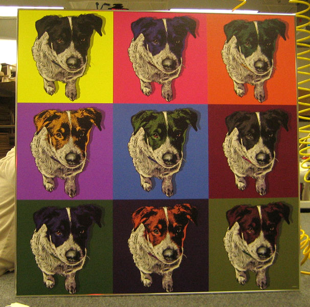 Personalized Pop Art Photo | Warhol style 9 panels 