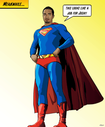 Superhero I - Plain background