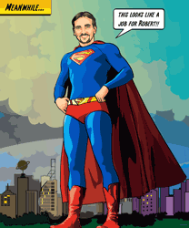 Superhero I - City background