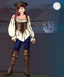 Pirate Woman - Moonlight I