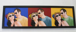 Warhol 3 Panel - Couples Portrait