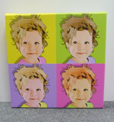 Warhol 4 Panel - Baby Portraits