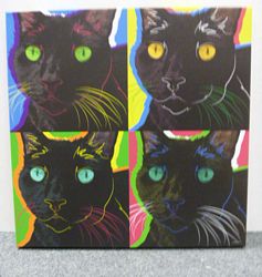 Classic Warhol - Cat Portrait