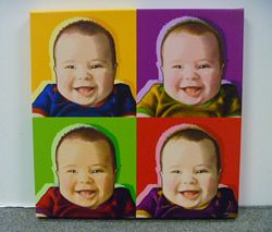 Custom Classic Warhol - Baby Portrait