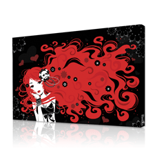 featured artist - Miss Kika - Bullet - on gallery wrap canvas