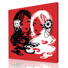 featured artist - Miss Kika - Sugar & Cyanide - gallery wrap can