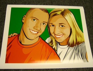 lichStyle Couple - Plain background - Semi Gloss Paper Rolled