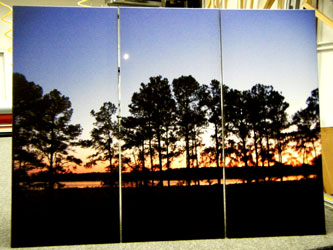photoPanels - 3 panels - Canvas- Gallery Wrap