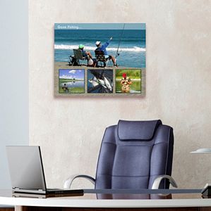 Photo Collage on Canvas Gift for Office