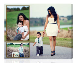 Photo Collage on Canvas Gift for Moms