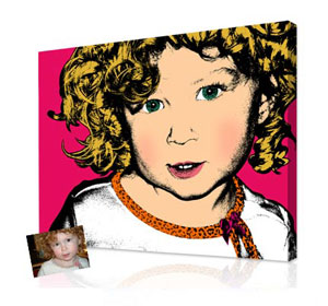 warhol style, the original pop art classic.