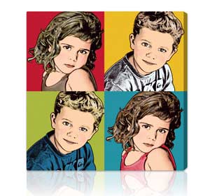 warhol style, the original pop art classic.