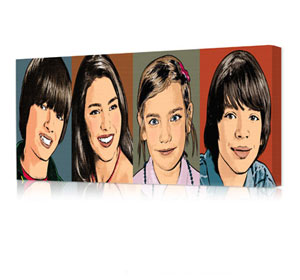 warhol style, the original pop art classic.