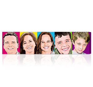 warhol style, the original pop art classic.