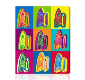 warhol style, the original pop art classic.