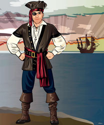 Pirate - Dusk background
