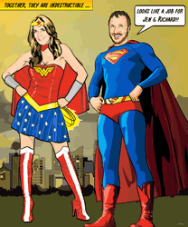 Couples Superheroes I - City